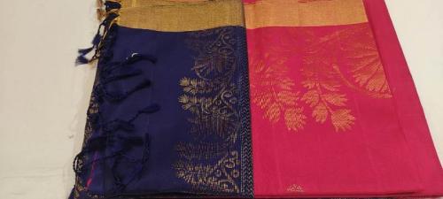 SOFT SILK SAREE WITH BLOUSE